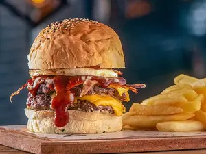 Hamburguesa Never Doble