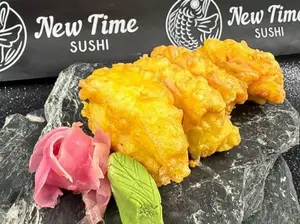 Niguiris en tempura de salmon