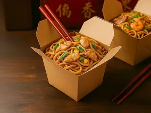 Chao mein carne