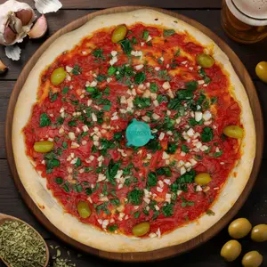 Pizza grande cancha