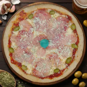 Pizza grande crudo y roquefort