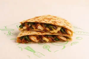 Quesadilla BBQ chicken
