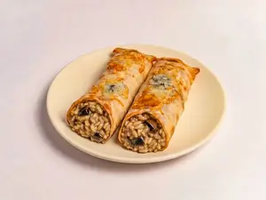 Hojaldrado de hongos y queso azul