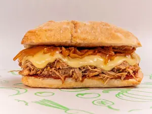 Sándwich cerdo bbq