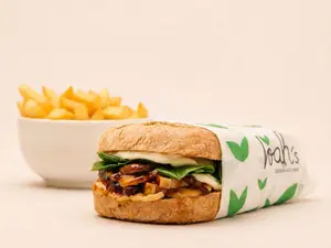 Sándwich Pollo Teriyaki & Hongos + Papas