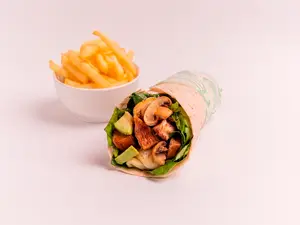 Wrap Pollo Teriyaki + Papas