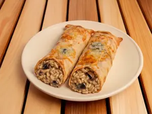 Hojaldrado de hongos y queso azul
