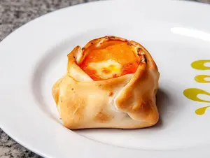 Canastita de calabaza y queso