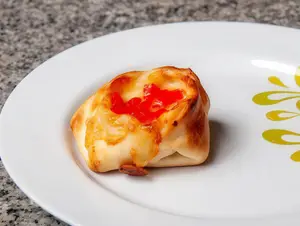Canastita de jamón y morrón