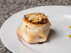 Canastita pollo al champignon
