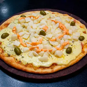 Pizza con palmitos