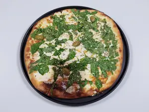 Pizza con rúcula