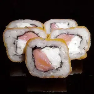 10 piezas crunch salmon roll