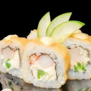 10 piezas tempura ebi roll