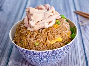 Arroz chaufa de pollo