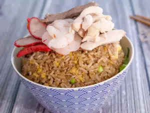 Arroz chaufa mixto