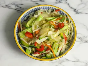 Arroz salteado veggie al wok