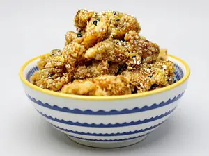 Crocante cerdo salsa teriyaki