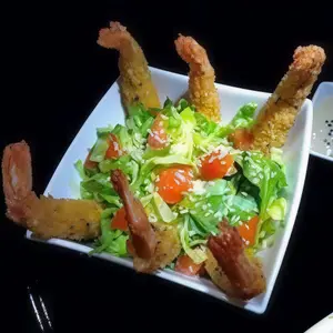 Langostinos en panko