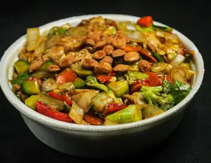 Pollo almendra