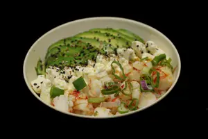 Sushi salad shrimp