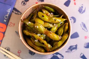 Spicy edamame