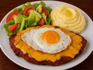 Suprema cheddar al plato