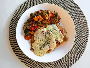Milanesa de carne napolitana