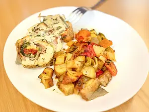 Pechuga rellena