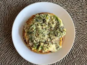 Pizza de brocoli