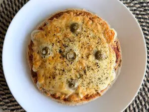 Pizza de mozzarella