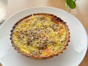 Tarta de cebolla