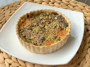 Tarta de mix de vegetales