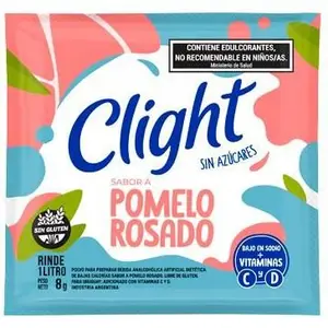 Jugo En Polvo Clight Pomelo Rosado Sin Azúcar Añadida 8 g