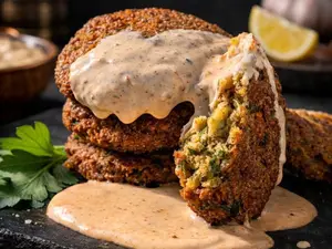 Ración falafel med (4 unid)