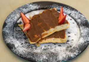 Waffles con ddl/choco