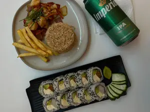 Pollo saltado + okazaki town