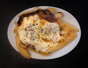 Matambrito de cerdo a la pizza