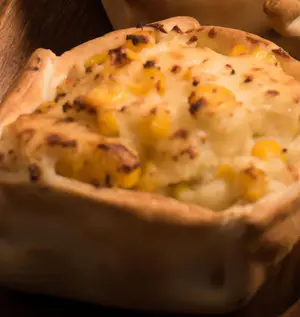 Canastita roquefort con jamon