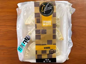 3 empanadas verdura sin gluten