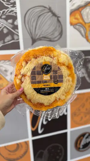 Pizza de muzarella sin gluten