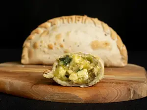 Empanada de tofu y mostaza