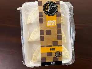 3 empanadas de carne sin gluten