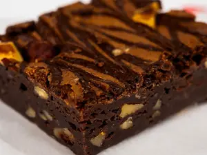 Brownie nutella y avellana