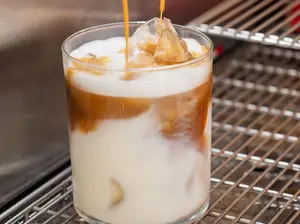 Iced latte doble