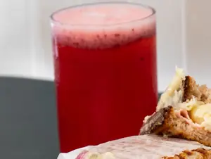 Licuado fruti naranja arandano