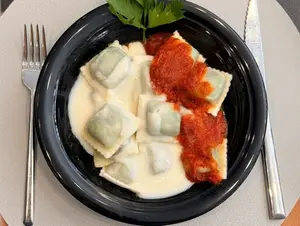 Raviolones De Verdura Y Pollo