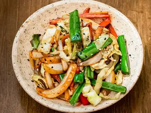 Vegetales salteados