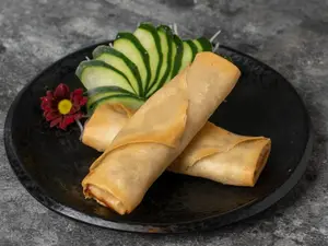 Arrolladitos primavera de carne x2