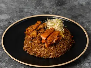 Wok de salmón